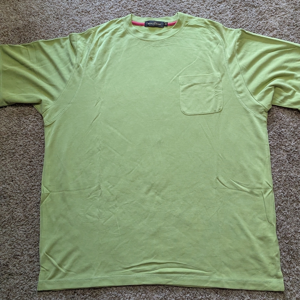 Bugatchi Lime Short Sleeve Tee